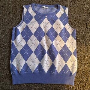 Sioni Lavender Knit Sweater Vest